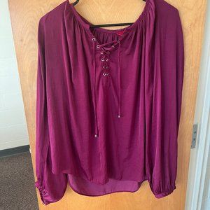 Jennifer Lopez Long Sleeve Blouse